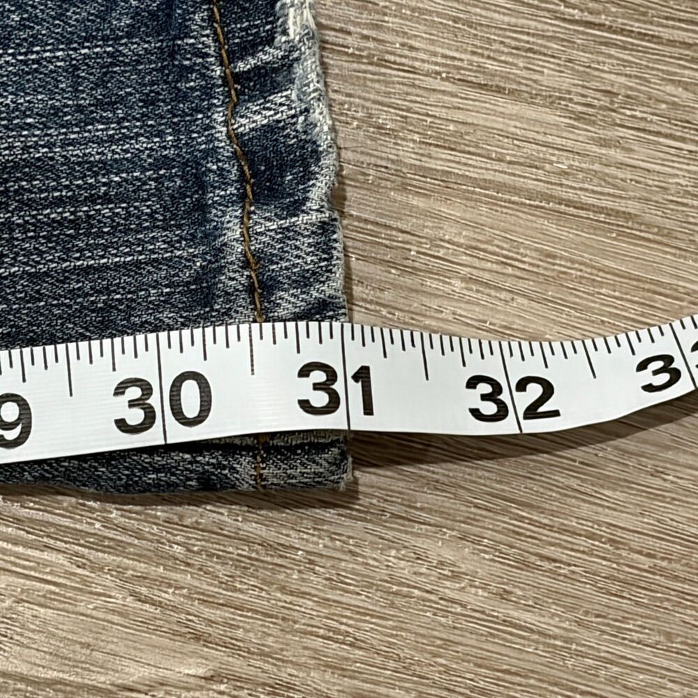 Vintage 00s Y2K Mudd Jeans Bootcut Low-Rise Jeans Women's Sz 9 31x31 Washed Blue - Picture 5 of 7